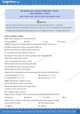 Đề thi học kì 1 Sinh 10 Cánh diều - Đề số 2
